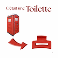 Petite pince - Toilette rouge ‼️ ÉDITION LIMITÉE ‼️