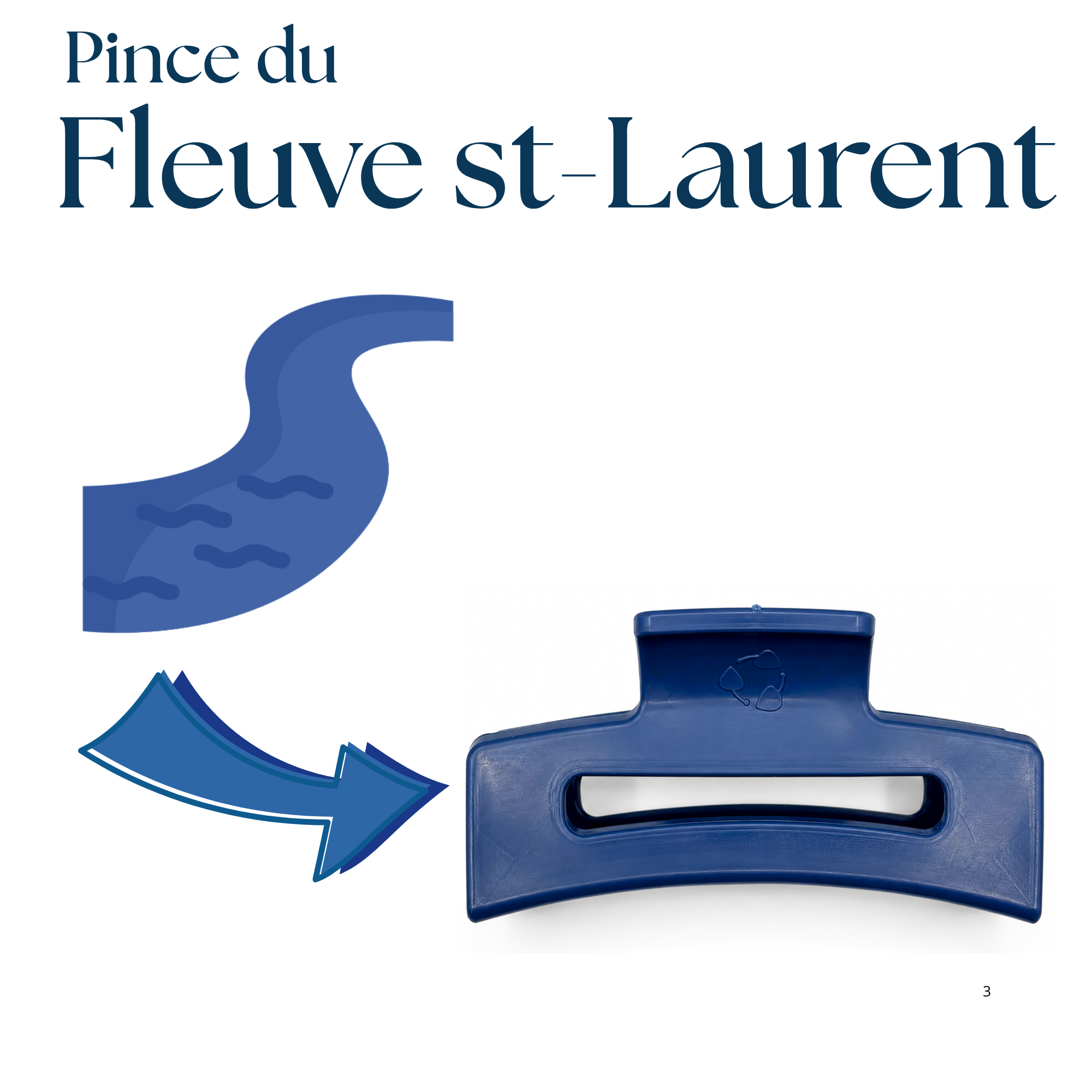 Pince à cheveux — Fleuve st laurent