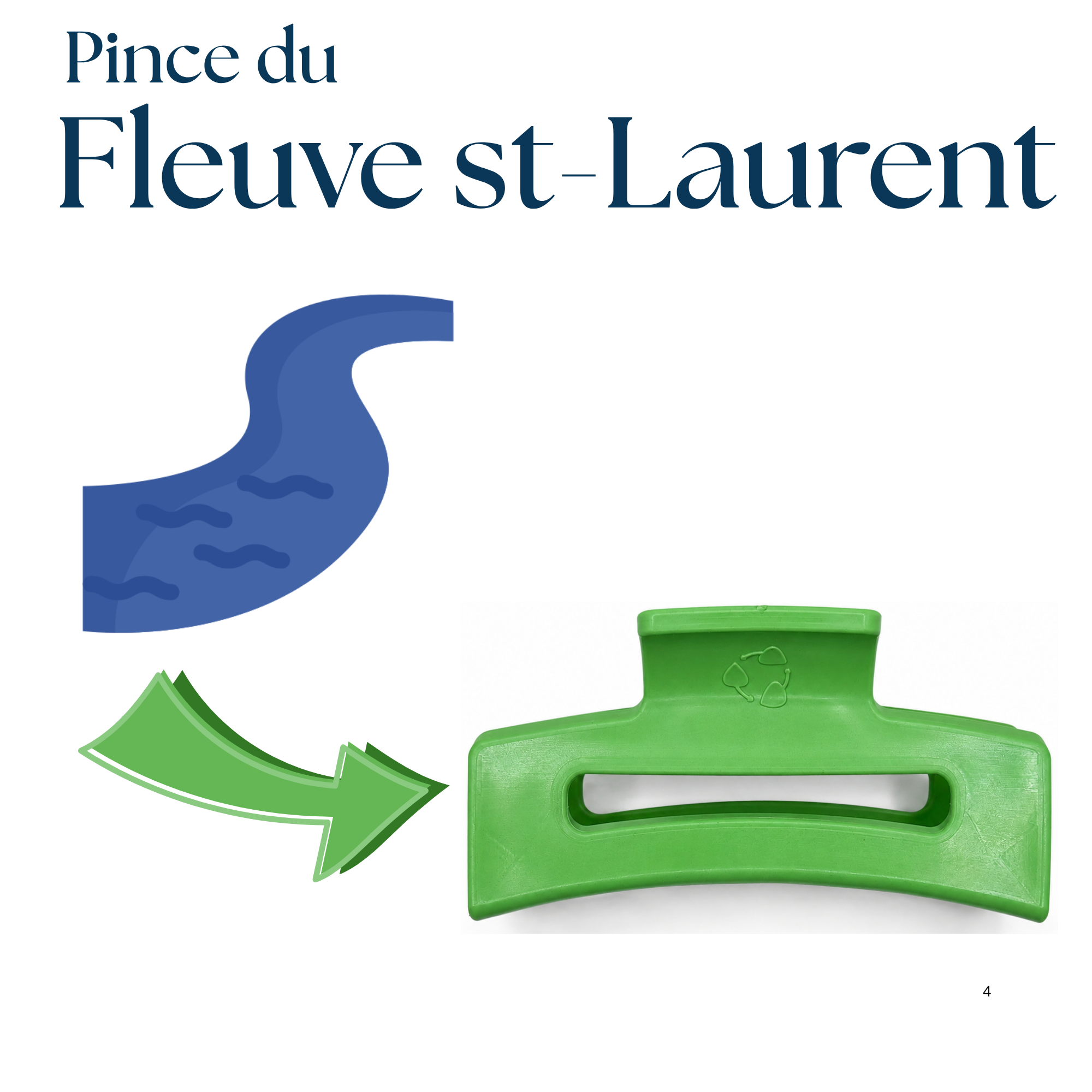 Pince à cheveux — Fleuve st laurent