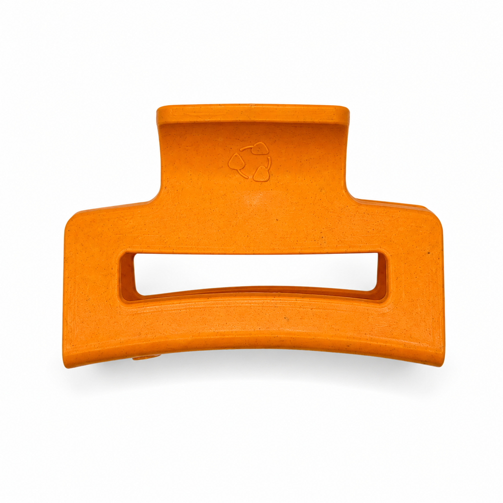 Hair clip — Coral Orange