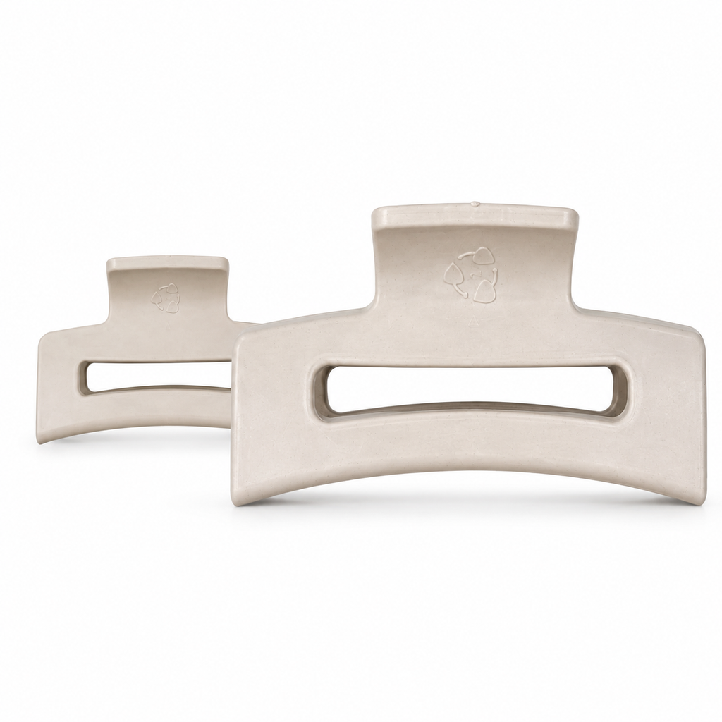 Hair clip — Beige