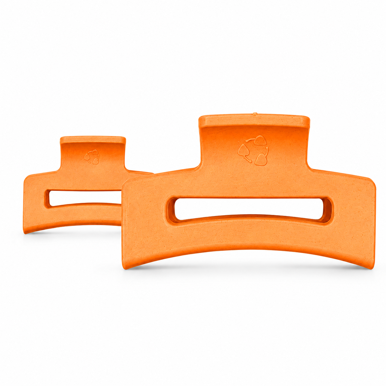 Pince à cheveux — Orange corail
