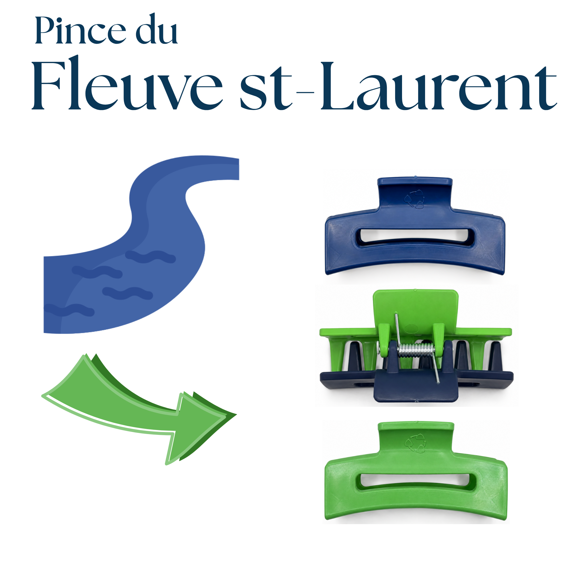 Pince à cheveux — Fleuve st laurent