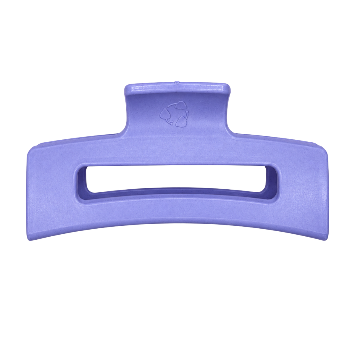 Grande pince à cheveux lavande de 11 cm, plastique 100 % recyclé