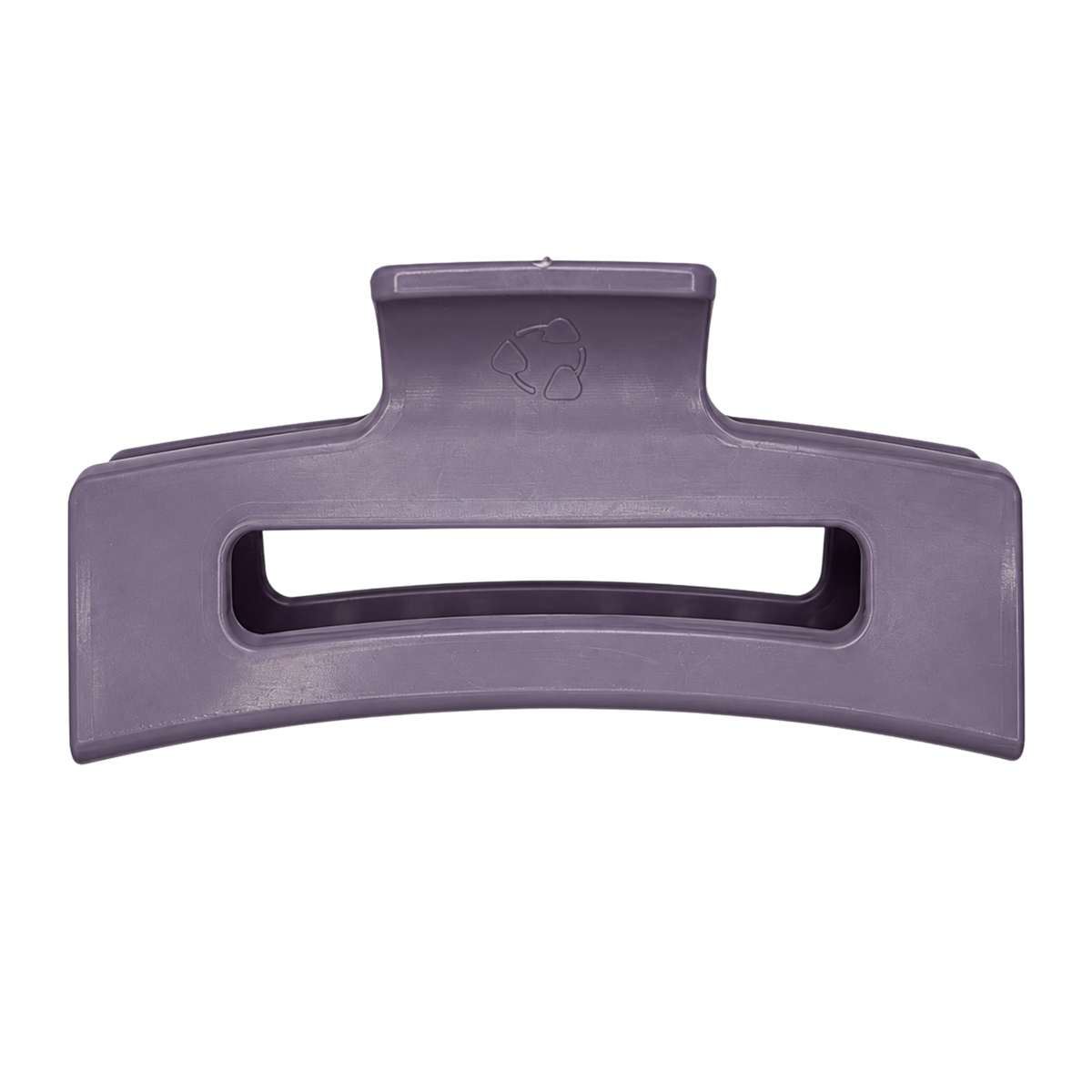 Grande pince à cheveux mauve berry de 11 cm, plastique 100 % recyclé