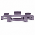 Pince à cheveux mauve berry — les trois formats : petite 6 cm, moyenne 9 cm et grande 11 cm